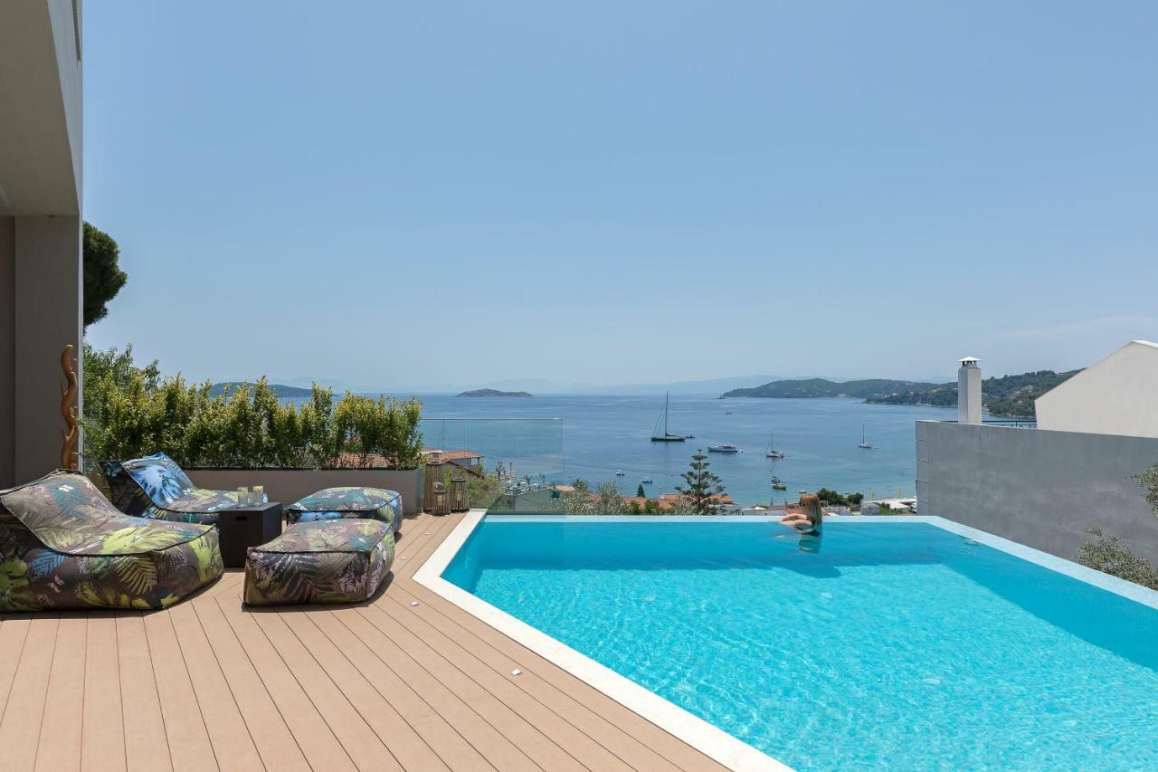 Villa K Skiathos Town Bagian luar foto